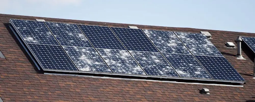 Hailstorms can cause physical damage to solar panels, including cracks and fractures, potentially affecting their performance and energy generation capabilities.